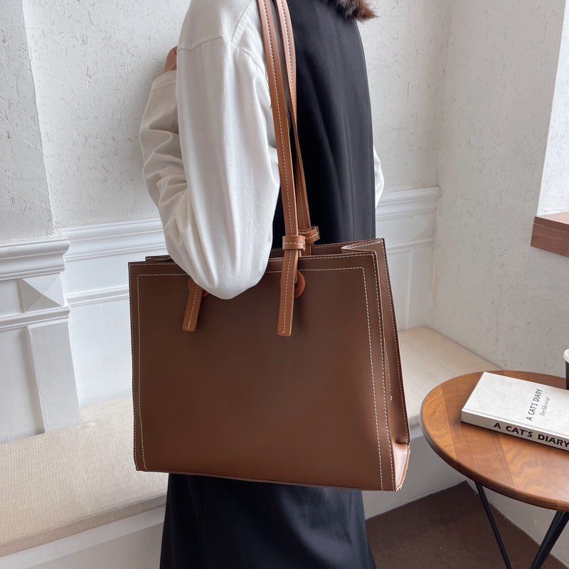 Simple Commute Shoulder Handbag Double Connector