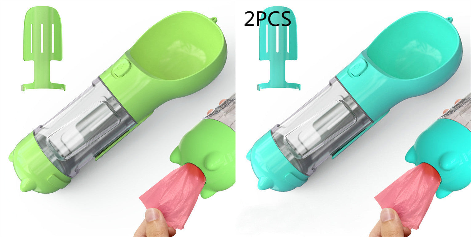 Pet Water Bottle Feeder Bowl Garbage