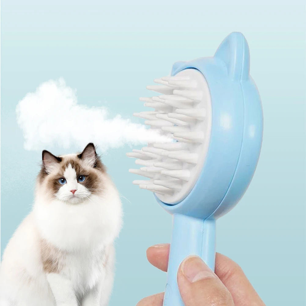 Hair Cleaning Brush With Mist Multifunctional Cat